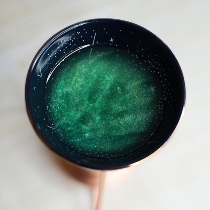 "THE LUCKIEST ONE" pour la chance, aventurine verte, boîte de 3 fondants parfumés d'intention