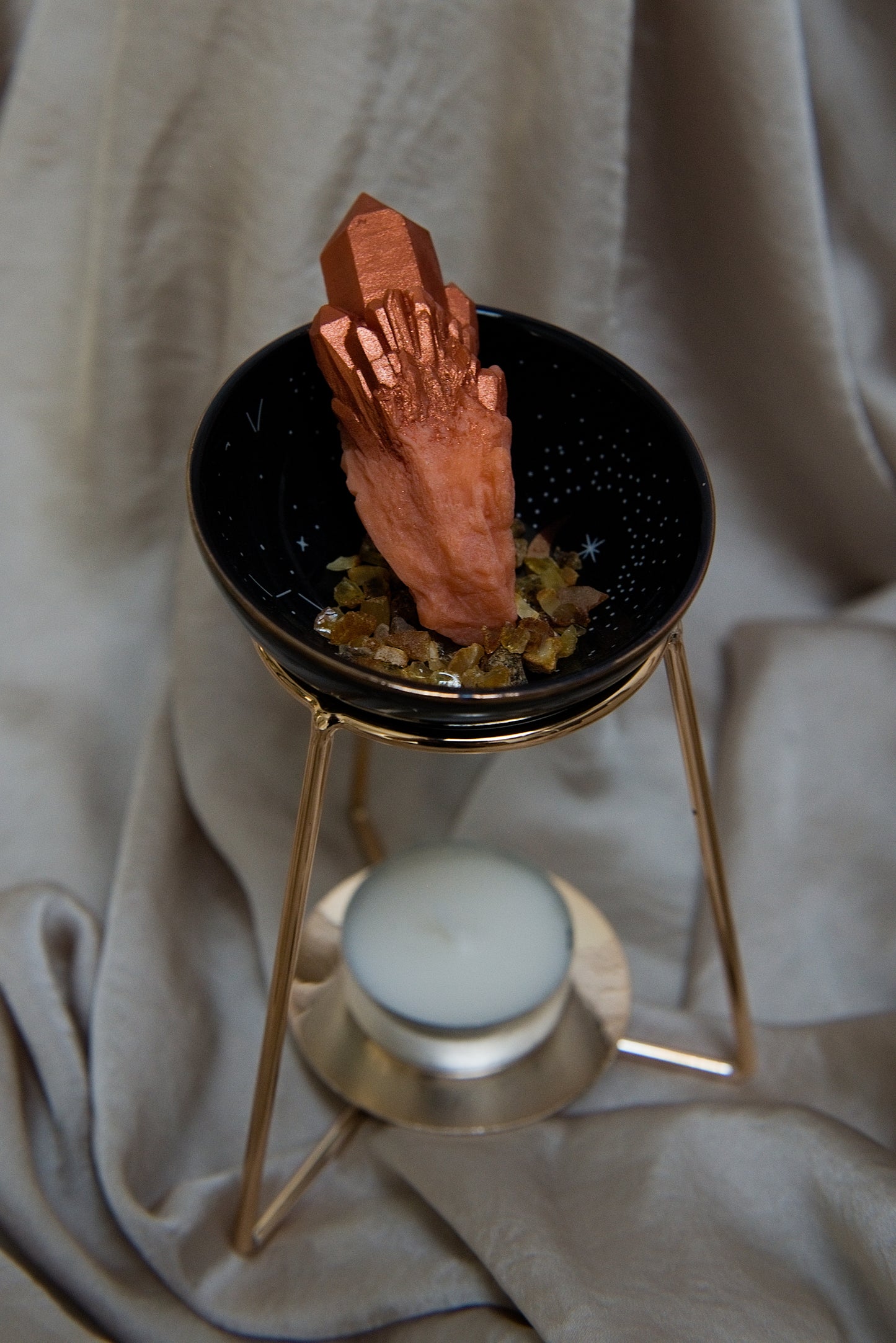 "HAPPINESS SHOT" pour la joie, ambre, boîte de 3 fondants parfumés d'intention